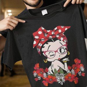 Betty Boop Flower Animation T-Shirt